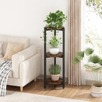 Plant Stand Indoor Corner Tall 3 Tier Metal Modern Flower Storage Plant Shelf - Image 2