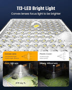 SUPERDANNY Solar Motion Sensor Outdoor Flood Lights - Image 3