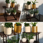Metal Plant Stand, Foldable Heavy Duty Indoor, Window Iron Plant Shelf - Image 8