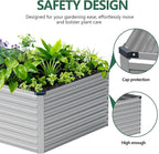 Vengarus 6x3x2FT Galvanized Raised Garden Bed Kit, Deep Root Planter Box - Image 3