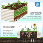 Quictent Galvanized Raised Garden Bed Kit, Strengthened by Crossbar - Image 5