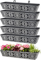6 Pack 30 Inch Window Boxes Planter by KarlliuHOMEGARDEN
