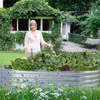 Land Guard 2Pcs Galvanized Raised Garden Bed Kit, 7.5×3×1ft Galvanized Planter - Image 6