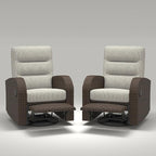 LayinSun Oversized Wicker Outdoor Swivel Glider Recliner - Image 8