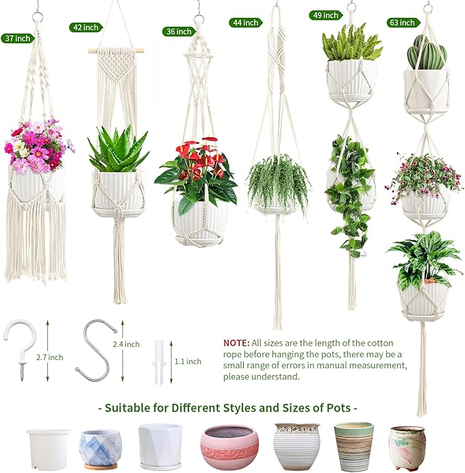 Macrame Plant Hangers - Image 7