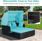 Tangkula Patio Rattan Daybed - Image 7
