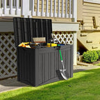 TARKARI 50 Gallon Lockable Resin Deck Box, Waterproof & UV-Resistant Outdoor - Image 6