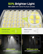 JACKYLED Solar Lights Outdoor Waterproof, Motion Sensor Security Flood Lights - Image 2