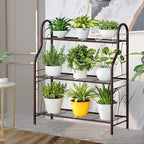SORCEDAS Plant Stand Indoor Outdoor Plant Shelf 3 Tier Metal Corner Flower - Image 4