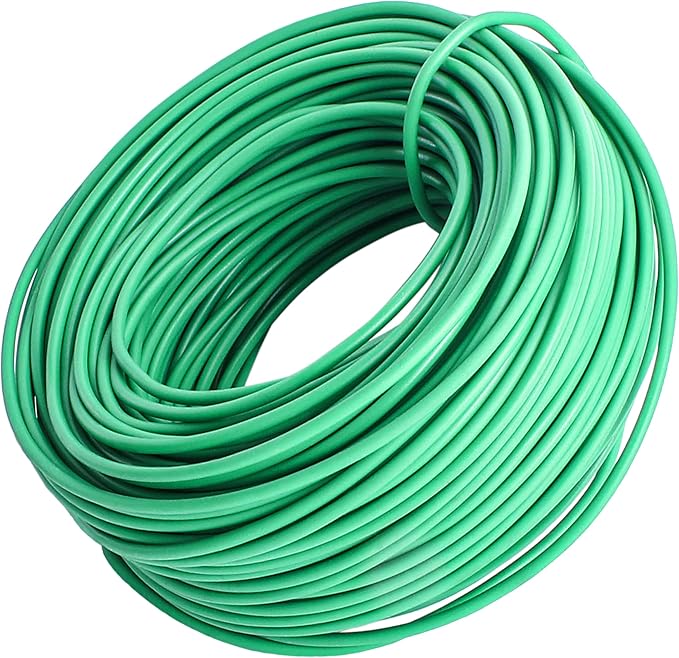 YMHB 120 Feet Green Soft Twist Tie Tomato Plant Tie, Garden Wire Green Twist by YMHB