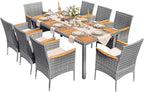Greesum 9 Pieces Outdoor Patio Dining Set, Conversation Sets - Image 7