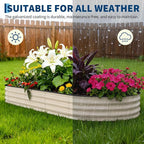 Garvee 2 Pack Galvanized Raised Garden Beds - Image 6