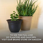 The HC Companies Sierra Round Self-Watering Pot - Image 8