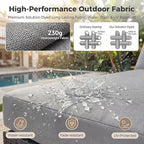 NICESOUL 9 Piece Patio Set - Image 9