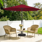 MEWAY 9ft Patio Umbrella Outdoor Table Umbrellas - Image 3