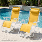 Best Choice Products Set of 2 Extra Wide Adjustable Steel Mesh Zero Gravity - Image 2