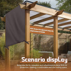 Universal Pergola Replacement Canopy Outdoor Canopy Shade Cover Waterproof - Image 6