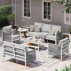 Aluminum Outdoor Patio Furniture Set by Oasbira