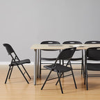 Amazon Basics Sturdy Foldable Plastic Chair, 350-Pound Capacity - Image 2