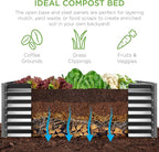 Best Choice Products 6x3x2ft Outdoor Metal Raised Garden Bed, Deep Root Box - Image 4
