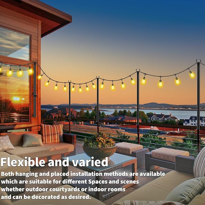 8Pack String Light Poles, 5 Ft Light Poles - Image 3
