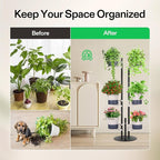 VIVOSUN Metal Plant Stand, 6-Tier Tall Vertical Planter Tower - Image 5