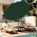 MEWAY 9ft Patio Umbrella Outdoor Table Umbrellas - Image 3
