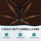AreShark 7.5FT Patio Umbrella Table Market Umbrella - Image 3