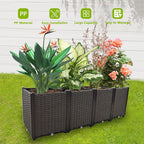 Large Planters for Outdoor Plants pots Elevated Garden Boxes Raised Garden Bed - Image 3