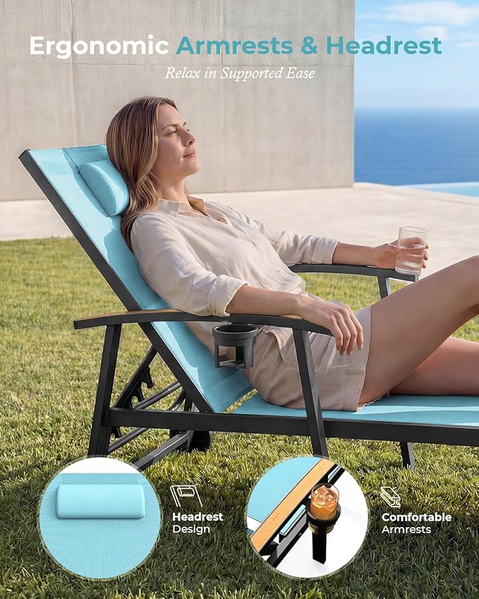 Ciokea Outdoor Lounge Chair - Image 3