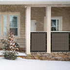 UPGRADE Privacy Fence Screen 6'x42' Brown Outdoor 90% Visibility Blockage 170 - Image 8