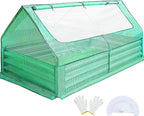 Quictent 6x3x1ft Galvanized Raised Garden Bed by QUICTENT
