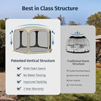 East Oak Screen House Tent Pop-Up, Portable Screen Room Canopy Instant Screen - Image 3