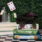 Steel Mill & Co Original Small Book-Shaped Decorative Planter, Ceramic Planter - Image 7