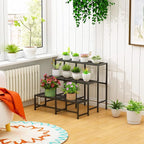 Garden 4 you 3 Tier Split Type Large Metal Plant Stand Stackable, Garden - Image 4