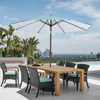 JEAREY 9FT Outdoor Patio Umbrella Outdoor Table Umbrella - Image 4