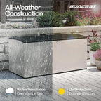 Suncast 160-Gal. Resin Extra-Large Outdoor Patio Deck Box - Image 4