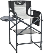 SUNNYFEEL Tall Camping Directors Chair, Portable Folding Artist Makeup Chair by SunnyFeelCamping