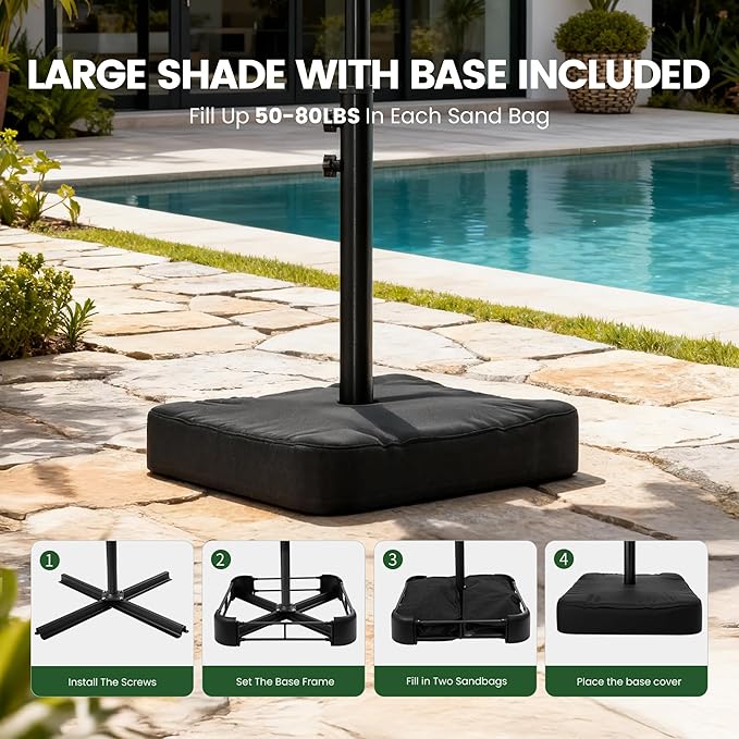 OLILAWN 10ft Patio Umbrella - Image 2