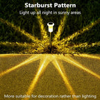 DenicMic Solar Lights Outdoor 10 Pack Waterproof 3000K Warm White LED Stainless - Image 6