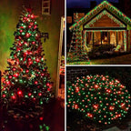 Upgraded Connectable 200 LED Christmas String Lights Outdoor Indoor, 66FT Red - Image 6