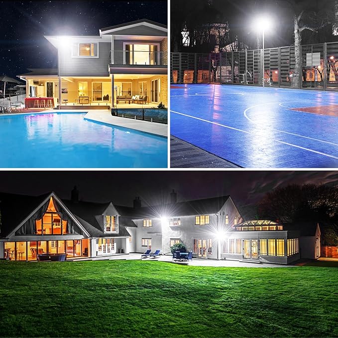 Onforu 120W LED Flood Light Outdoor, 12000LM Security Lights, IP66 Waterproof - Image 9