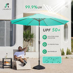 JEAREY 9FT Outdoor Patio Umbrella Market Umbrella - Image 3