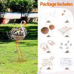 Set of 2 White Goose Outdoor Planters - Image 4