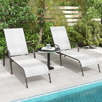 Giantex Patio Lounge Chair, Outdoor Chaise Lounge - Image 2