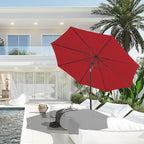 JEAREY 9FT Outdoor Patio Umbrella Outdoor Table Umbrella - Image 4