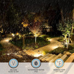 LEONLITE Update 5CCT Low Voltage Pathway Lights, LED Landscape Path Lights - Image 8