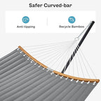 SUPERJARE Hammock with Stand, 2 Person Heavy Duty Hammock Frame, Detachable - Image 7
