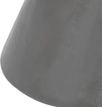 Safavieh Outdoor Collection Athena Modern Concrete Dark Grey Round 17.7-inch - Image 6