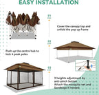 COBIZI 13x13 FT Pop up Gazebo on Clearance - Image 6